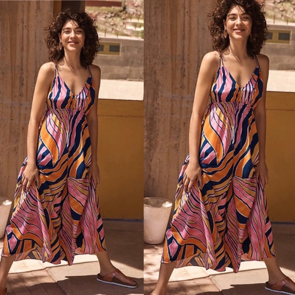 Anthropologie Finley Wide Leg Jumpsuit
